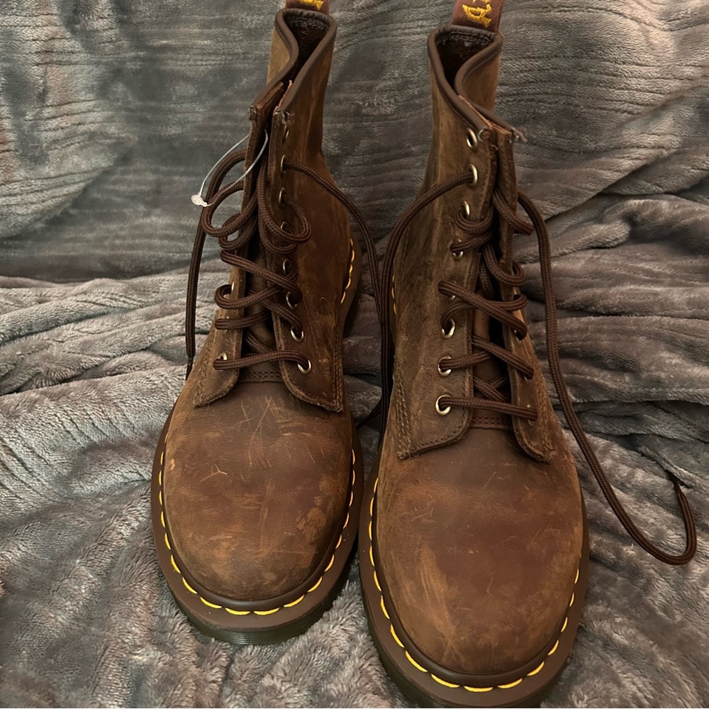 Dr. Martens Brown Leather Boots